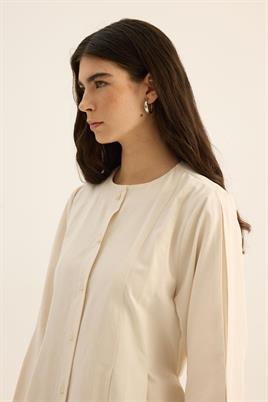 Bisiklet Yaka Gömlek Taş