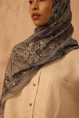 Bohem Şal Açık gri