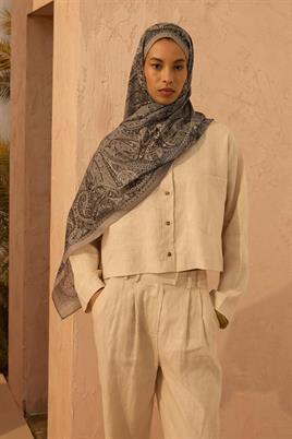 Bohem Şal Açık gri