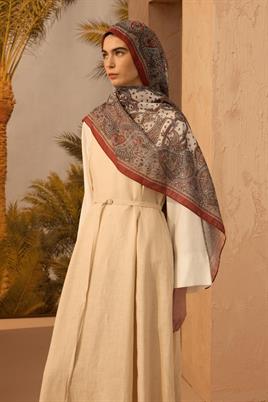 Bohem Şal Mat Bordo