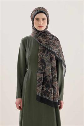 Bohem Şal Siyah-Haki