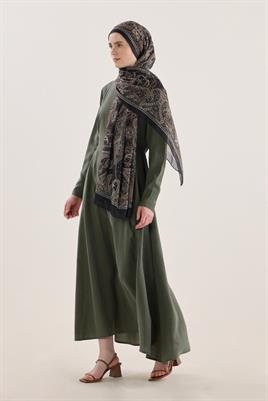 Bohem Şal Siyah-Haki