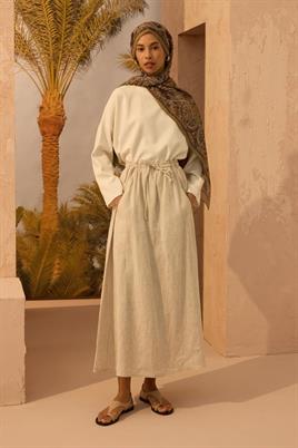 Bohem Şal Zeytin Yeşili