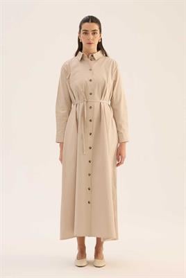 Çan Kesim Gömlek Elbise Taş