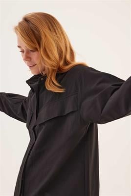 Cep Kapaklı Gömlek Siyah