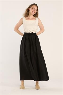 Cepli %100 Keten Etek Siyah