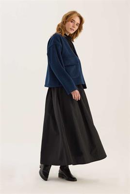 Cepli Kaşe Ceket Lacivert