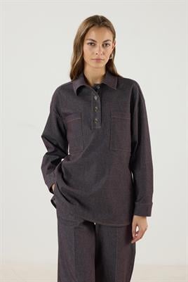 Cepli Kot Gömlek Kahverengi