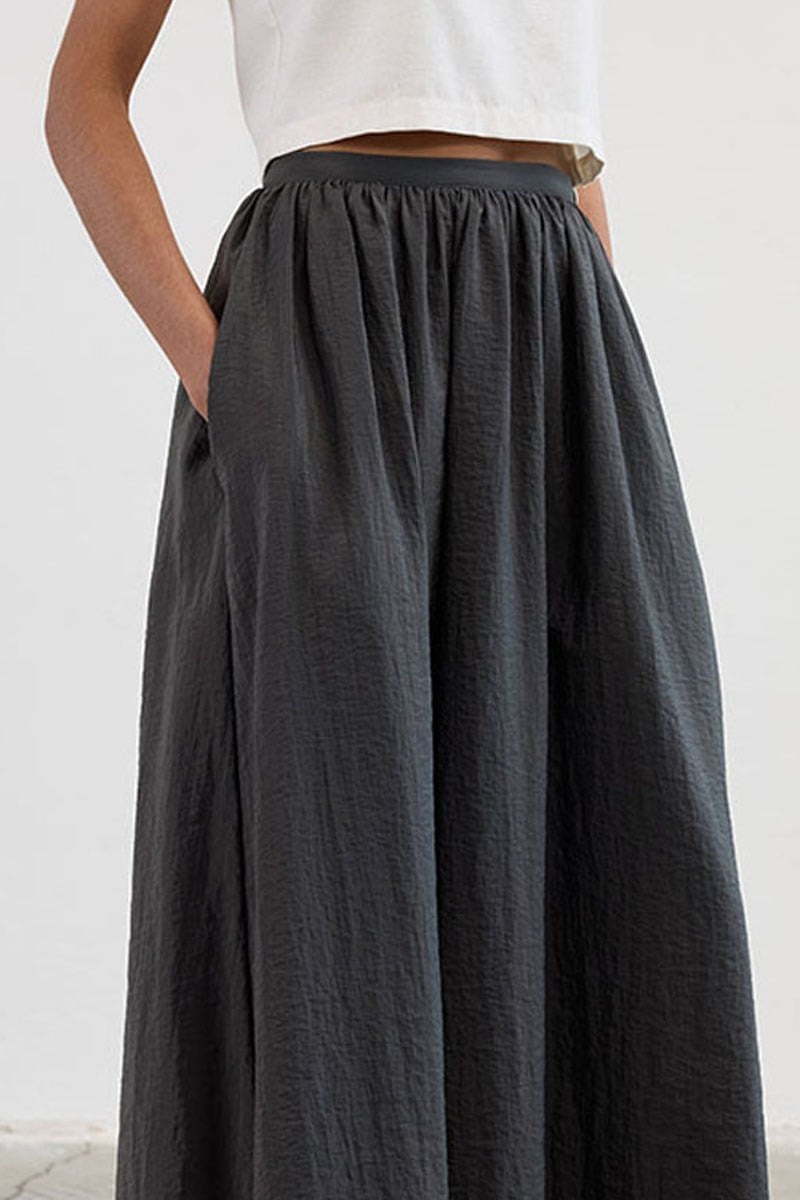 Cepli Paraşüt Etek Küllü Kahve