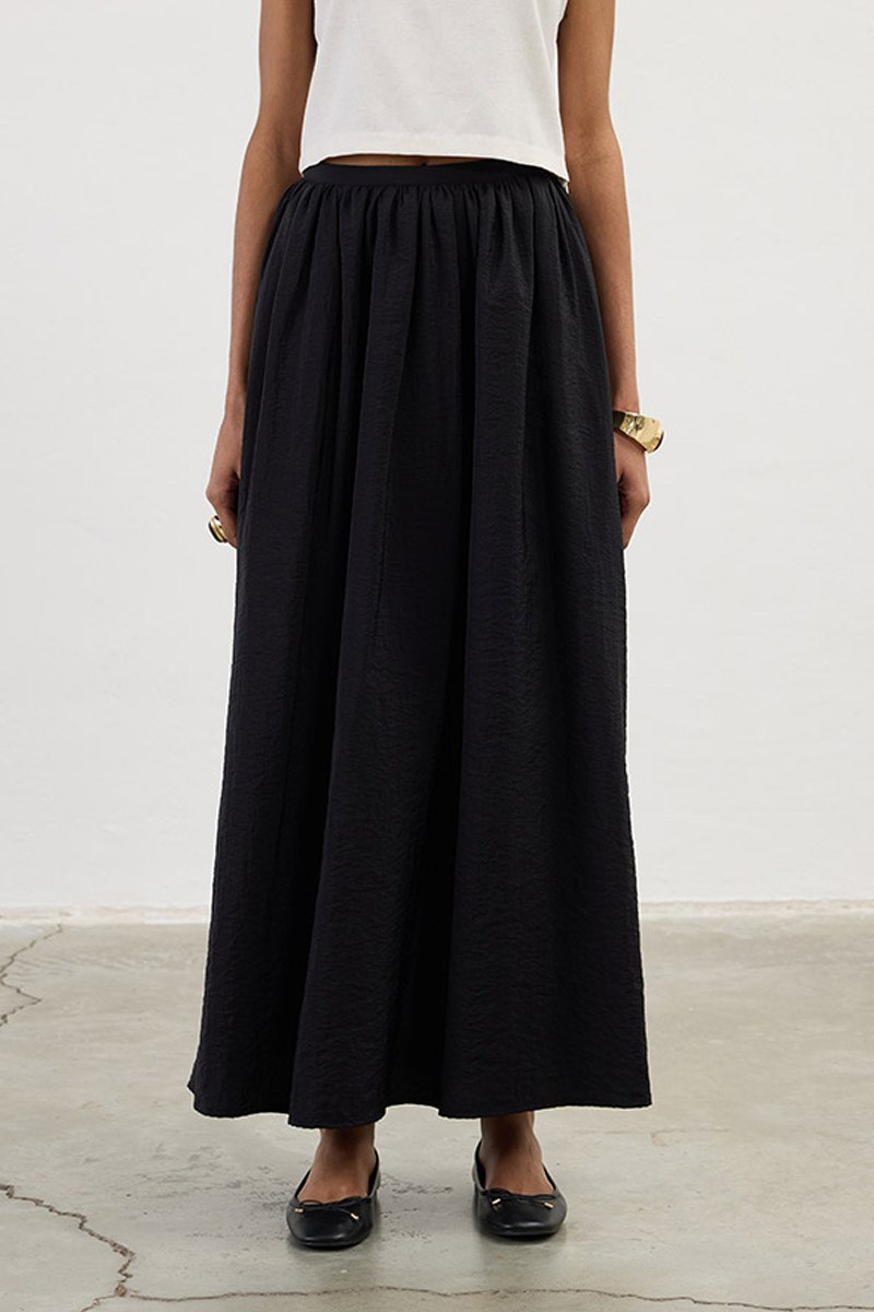 Cepli Paraşüt Etek Siyah