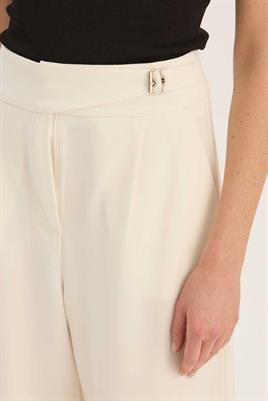 Çift Pile Pantolon Ekru