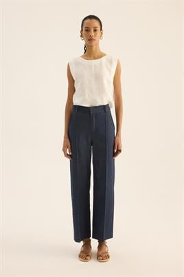 Çıma Dikişli Kot Pantolon Lacivert