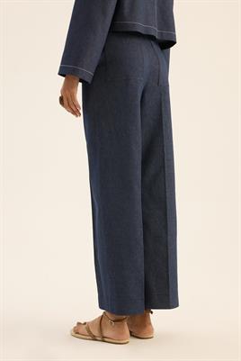 Çıma Dikişli Kot Pantolon Lacivert