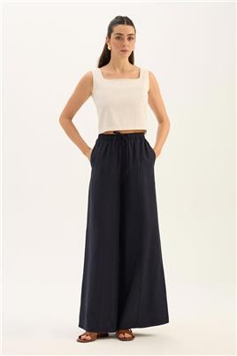 Çıma Dikişli Pantolon Lacivert