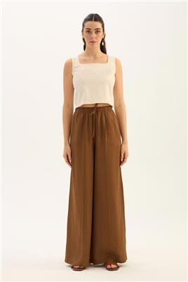 Çıma Dikişli Pantolon Toprak