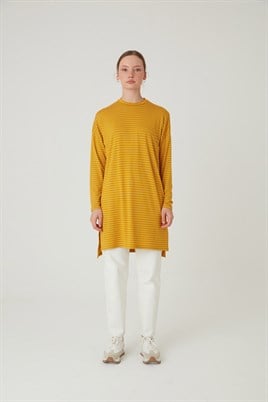 Çizgili Tunik Safran