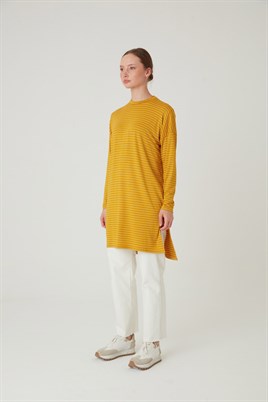 Çizgili Tunik Safran