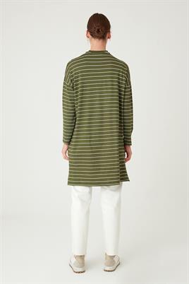 Çizgili Tunik Haki