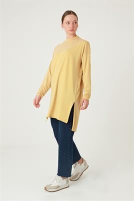 Çizgili Tunik Sarı