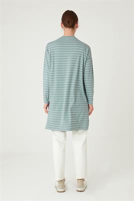 Çizgili Tunik Su Yeşili