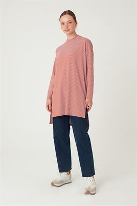 Çizgili Tunik Turuncu