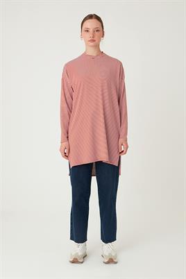 Çizgili Tunik Turuncu