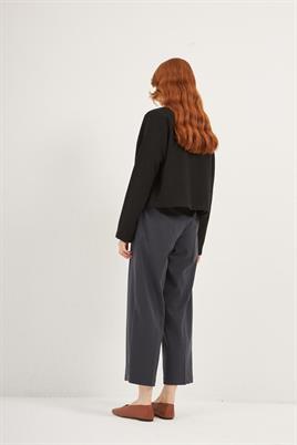 Dore Düğmeli Tüvit Ceket Siyah