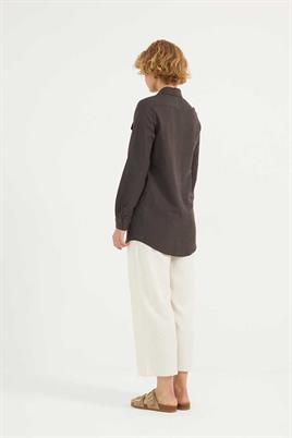 Fit Kalıp Gömlek Antrasit