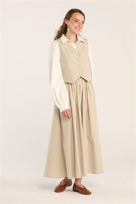 Fit Kesimli Klasik Yelek Taş