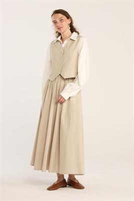 Fit Kesimli Klasik Yelek Taş