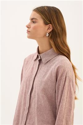 Gümüş Düğmeli Gömlek Bakır