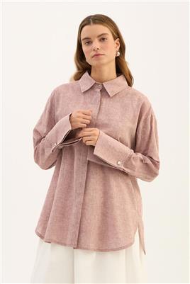 Gümüş Düğmeli Gömlek Bakır