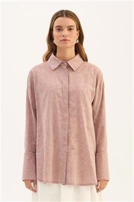 Gümüş Düğmeli Gömlek Bakır