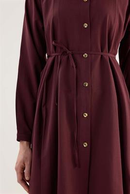 Kemerli Tunik Bordo
