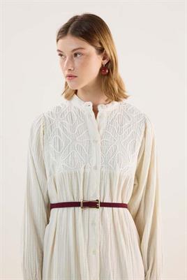 İnce Süet Kemer Bordo