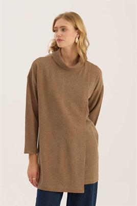 İnce Triko Kazak Vizon