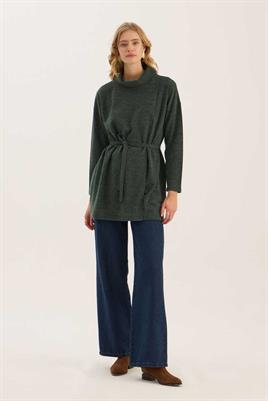 İnce Triko Kazak Haki