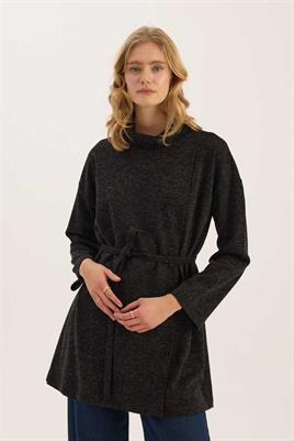 İnce Triko Kazak Siyah