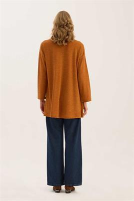 İnce Triko Kazak Turuncu