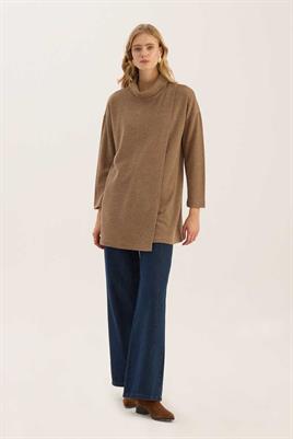 İnce Triko Kazak Vizon