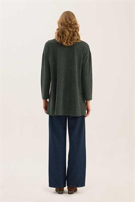 İnce Triko Kazak Haki