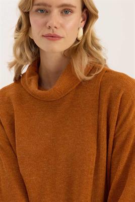 İnce Triko Kazak Turuncu