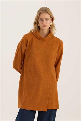 İnce Triko Kazak Turuncu