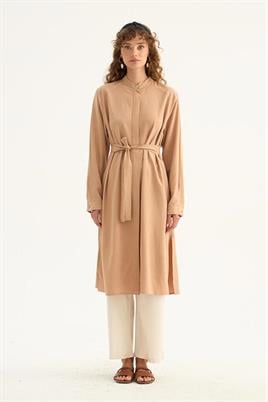 İnce Yazlık Tunik Camel
