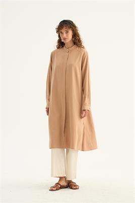İnce Yazlık Tunik Camel