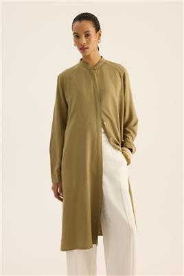 İnce Yazlık Tunik Haki