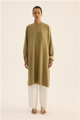 İnce Yazlık Tunik Haki