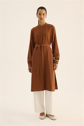 İnce Yazlık Tunik Kiremit