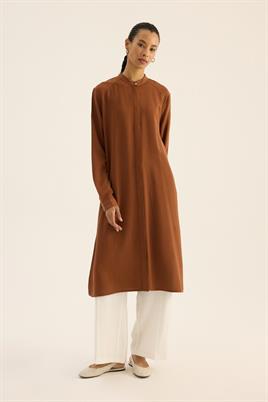 İnce Yazlık Tunik Kiremit