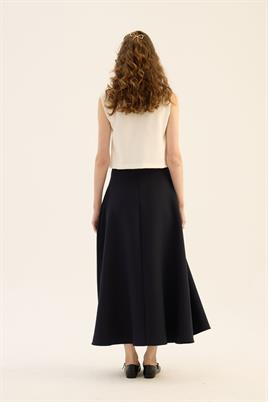 Kabarık Puf Etek Lacivert